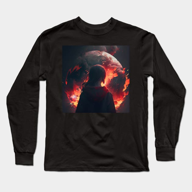 The World Was On Fire Long Sleeve T-Shirt by seantwisted